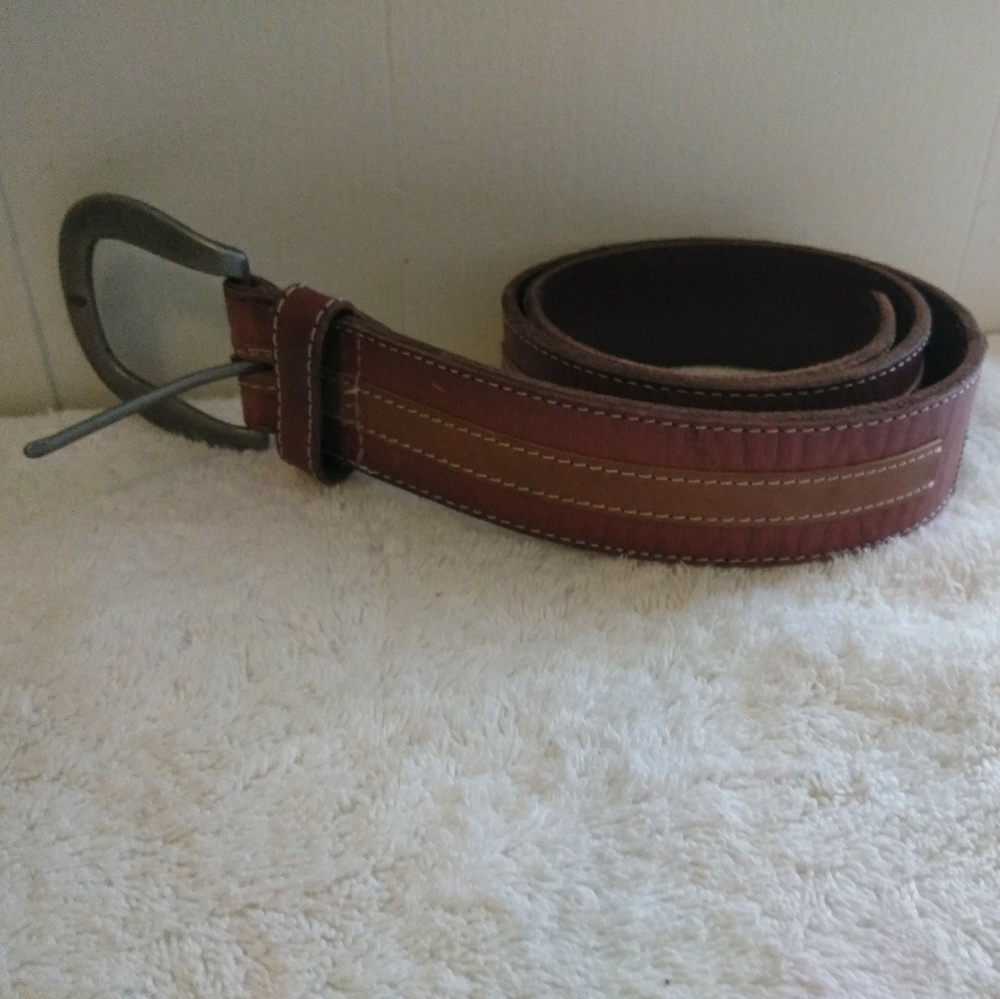 CARHARTT MEN LEATHER BELT.